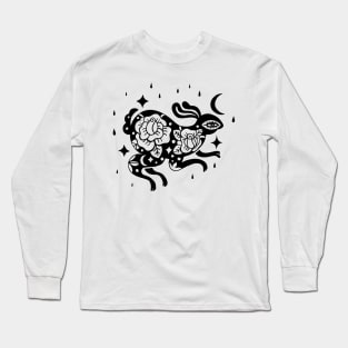 black rabbit Long Sleeve T-Shirt